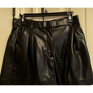 Black Leather Skirt